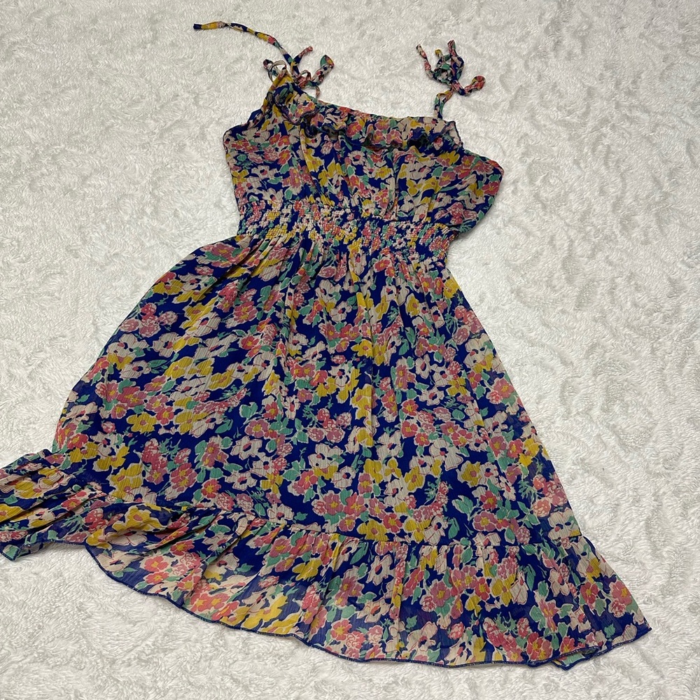 Floral Print Spring Summer Dress Sun Dress
